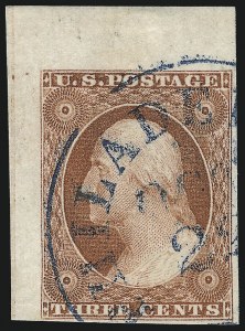 Sale 1024, Lot 33, 3c 1851-56 Issue (Scott 10-11A)