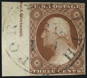 Sale 1024, Lot 34, 3c 1851-56 Issue (Scott 10-11A)