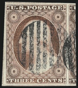 Sale 1024, Lot 40, 3c 1851-56 Issue (Scott 10-11A)