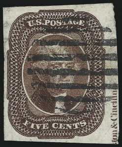 Sale 1024, Lot 42, 5c 1856 Issue, 10c 1855 Issue (Scott 12-16)