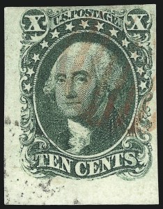 Sale 1024, Lot 43, 5c 1856 Issue, 10c 1855 Issue (Scott 12-16)