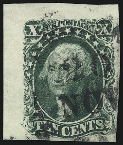 Sale 1024, Lot 44, 5c 1856 Issue, 10c 1855 Issue (Scott 12-16)