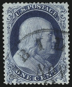 Sale 1024, Lot 54, 1c 1857-60 Issue (Scott 18-24)