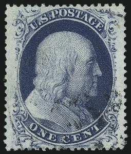 Sale Number 1024, Lot Number 58, 1c 1857-60 Issue (Scott 18-24)