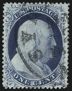 Sale Number 1024, Lot Number 59, 1c 1857-60 Issue (Scott 18-24)