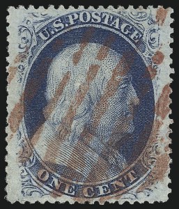 Sale 1024, Lot 60, 1c 1857-60 Issue (Scott 18-24)