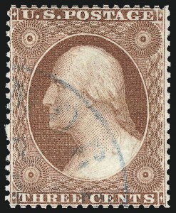 Sale Number 1024, Lot Number 63, 3c 1857-60 Issue (Scott 25-26A)