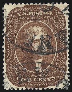 Sale 1024, Lot 71, 5c 1857-60 Issue (Scott 27-30A)