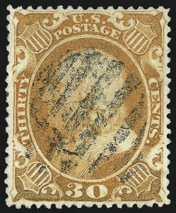 Sale Number 1024, Lot Number 85, 12c-90c 1857-60 Issue (Scott 36-39)