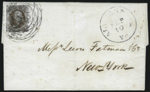 Sale 1024, Lot 9, 5c 1847 Issue Shades (Scott 1 shades)