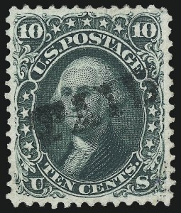 Sale Number 1024, Lot Number 90, 1861 Issue First Designs and First Colors (Scott 57-61) Sale Number 1024, Lot Number 90, 1861 Issue First Designs and First Colors (Scott 57-61)