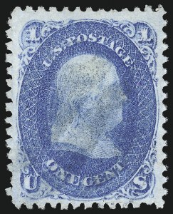 Sale 1024, Lot 94, 1c 1861-66 Issue (Scott 63)