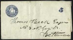 Sale 1025, Lot 11, Postmasters Provisionals: Annapolis Md.