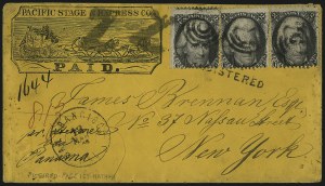 Sale 1025, Lot 114, 1861-66 Issue cont. thru Re-Issue
