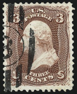 Sale 1025, Lot 124, 1861-66 Issue cont. thru Re-Issue