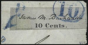 Sale 1025, Lot 15, Postmasters Provisionals: Baltimore Md.