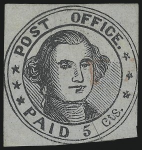 Sale 1025, Lot 21, Postmasters Provisionals: Millbury Mass.