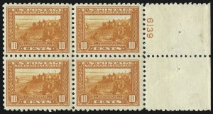 Sale 1025, Lot 222, Washington-Franklin and Panama Pacific Issues