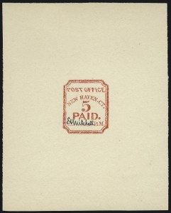 Sale 1025, Lot 23, Postmasters Provisionals: New Haven Ct.