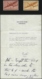 Sale 1025, Lot 244, Air Post thru Parcel Post