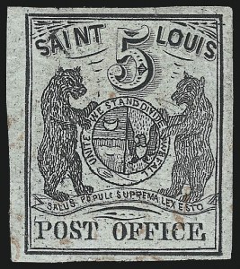 Sale 1025, Lot 36, Postmasters Provisionals: St. Louis Mo.