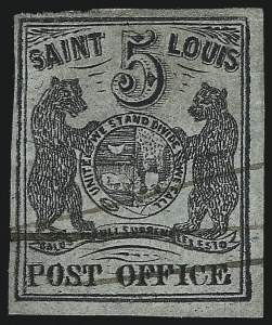 Sale 1025, Lot 37, Postmasters Provisionals: St. Louis Mo.