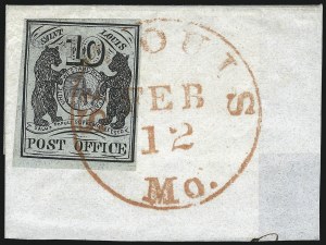 Sale 1025, Lot 39, Postmasters Provisionals: St. Louis Mo.