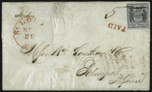 Sale 1025, Lot 42, Postmasters Provisionals: St. Louis Mo.