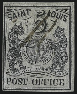 Sale 1025, Lot 43, Postmasters Provisionals: St. Louis Mo.
