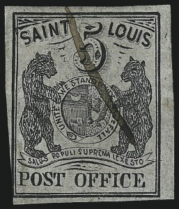 Sale 1025, Lot 44, Postmasters Provisionals: St. Louis Mo.
