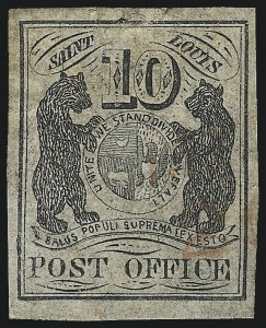 Sale 1025, Lot 48, Postmasters Provisionals: St. Louis Mo.