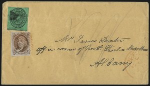 Sale 1025, Lot 61, 5c-10c 1847 Issue