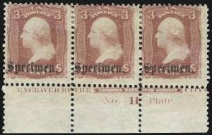 Sale 1026, Lot 1096, Essays and Proofs: Bank Note Issues thru Groups, Specimens