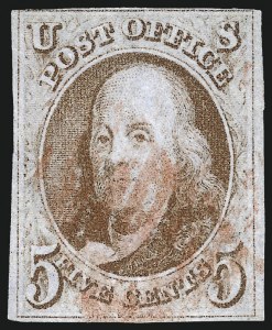 Sale 1026, Lot 1113, 1847 Issue and 1875 Reproduction (Scott 1-4)