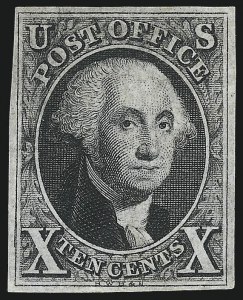 Sale 1026, Lot 1121, 1847 Issue and 1875 Reproduction (Scott 1-4)