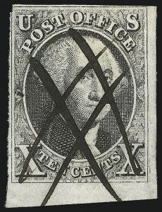 Sale 1026, Lot 1129, 1847 Issue and 1875 Reproduction (Scott 1-4)