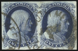 Sale 1026, Lot 1137, 1851-56 Issue (Scott 5A-17)