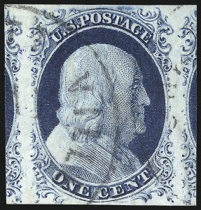 Sale Number 1026, Lot Number 1141, 1851-56 Issue (Scott 5A-17)