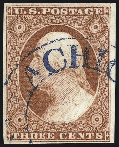 Sale 1026, Lot 1144, 1851-56 Issue (Scott 5A-17)