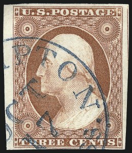 Sale 1026, Lot 1145, 1851-56 Issue (Scott 5A-17)