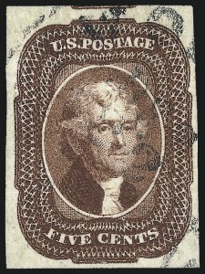 Sale 1026, Lot 1153, 1851-56 Issue (Scott 5A-17)