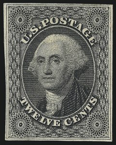 Sale 1026, Lot 1160, 1851-56 Issue (Scott 5A-17)