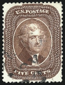 Sale 1026, Lot 1178, 1857-60 Issue and 1875 Reprint (Scott 18-46)