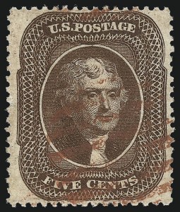 Sale 1026, Lot 1183, 1857-60 Issue and 1875 Reprint (Scott 18-46)