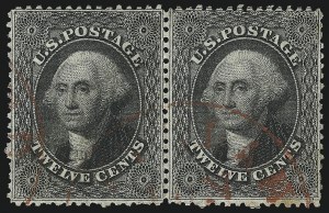 Sale 1026, Lot 1188, 1857-60 Issue and 1875 Reprint (Scott 18-46)