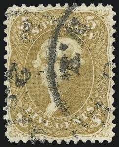 Sale 1026, Lot 1211, 1861-66 Issue (Scott 56-76)