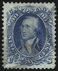 Sale 1026, Lot 1219, 1861-66 Issue (Scott 56-76)