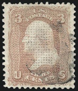 Sale 1026, Lot 1226, 1867-68 Grilled Issue and 1875 Re-Issue (Scott 79-109)