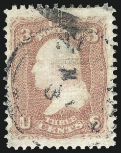 Sale 1026, Lot 1228, 1867-68 Grilled Issue and 1875 Re-Issue (Scott 79-109)