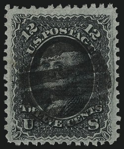 Sale 1026, Lot 1233, 1867-68 Grilled Issue and 1875 Re-Issue (Scott 79-109)